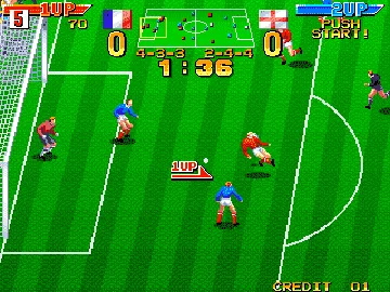 Dream Soccer '94 (Japan) screen shot game playing